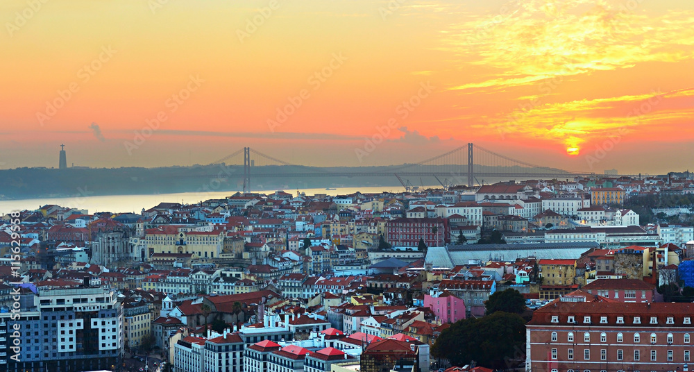 Lisbon overlooking, Portugal