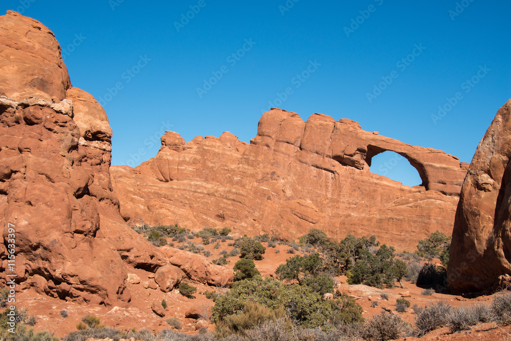 Views from around the Arches National Park. Utah