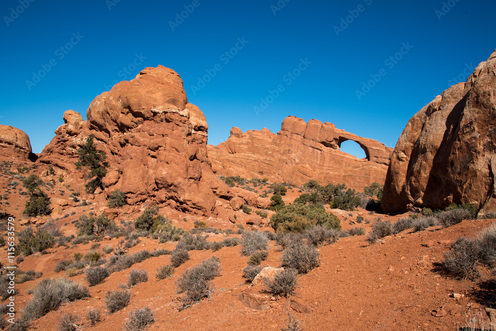 Views from around the Arches National Park. Utah