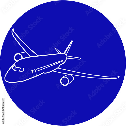 airplane icon. air travel icon and vector.