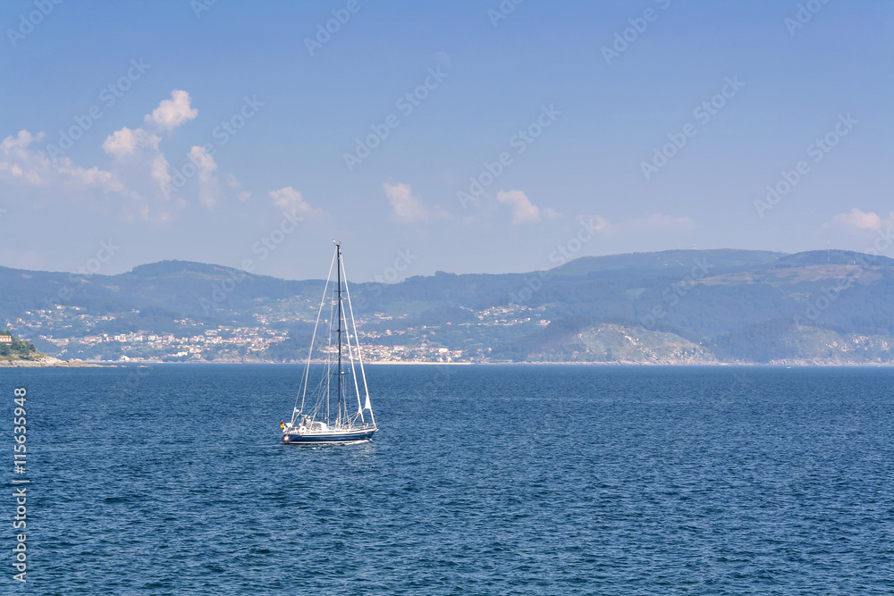Sailing in Sanxenxo