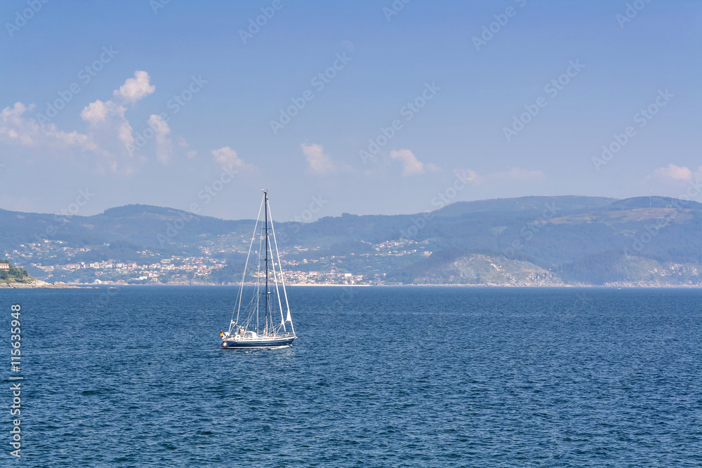 Sailing in Sanxenxo Sailing in Sanxenxo
