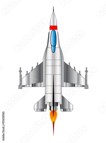 Modern Jet Fighter Plane