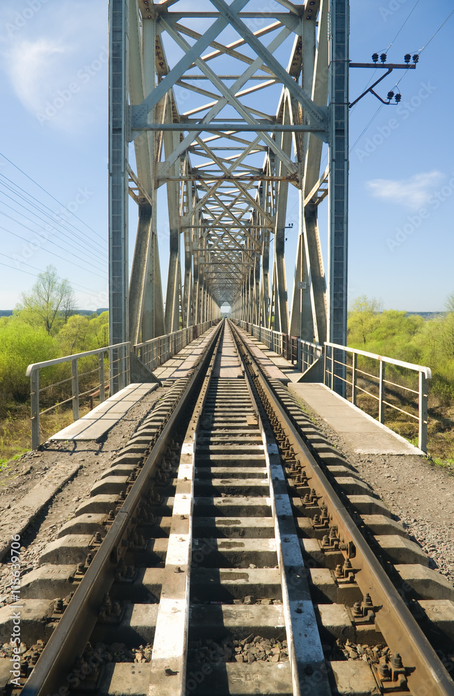 Iron road bridge Iron road bridge