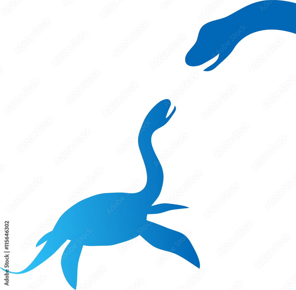 Obraz premium plesiosaurs