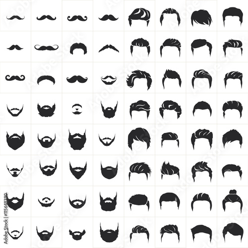 Fényképezés Hipster style infographics elements and icons set for retro design