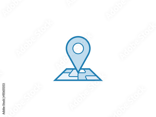 Pin map icon