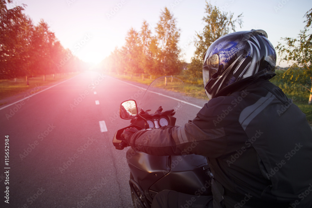 Obraz premium Motorcycle journey.