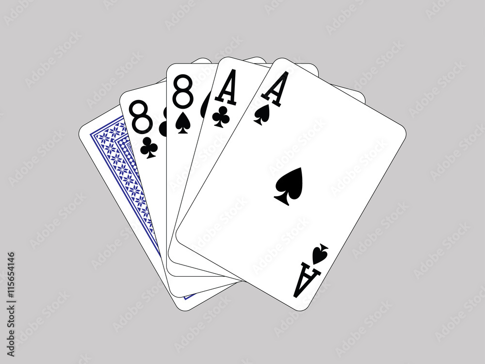 Obraz premium Playing Cards - Deadman Hand