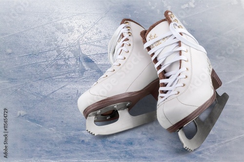 Ice skate.