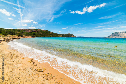 Capo Coda Cavallo shoreline on a clear day