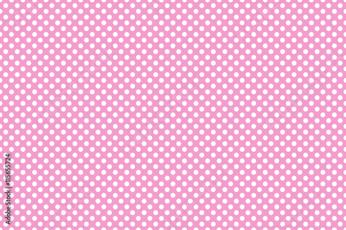 Small pink white polka dot ...
