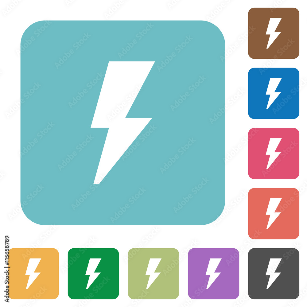 Flat flash icons Flat flash icons