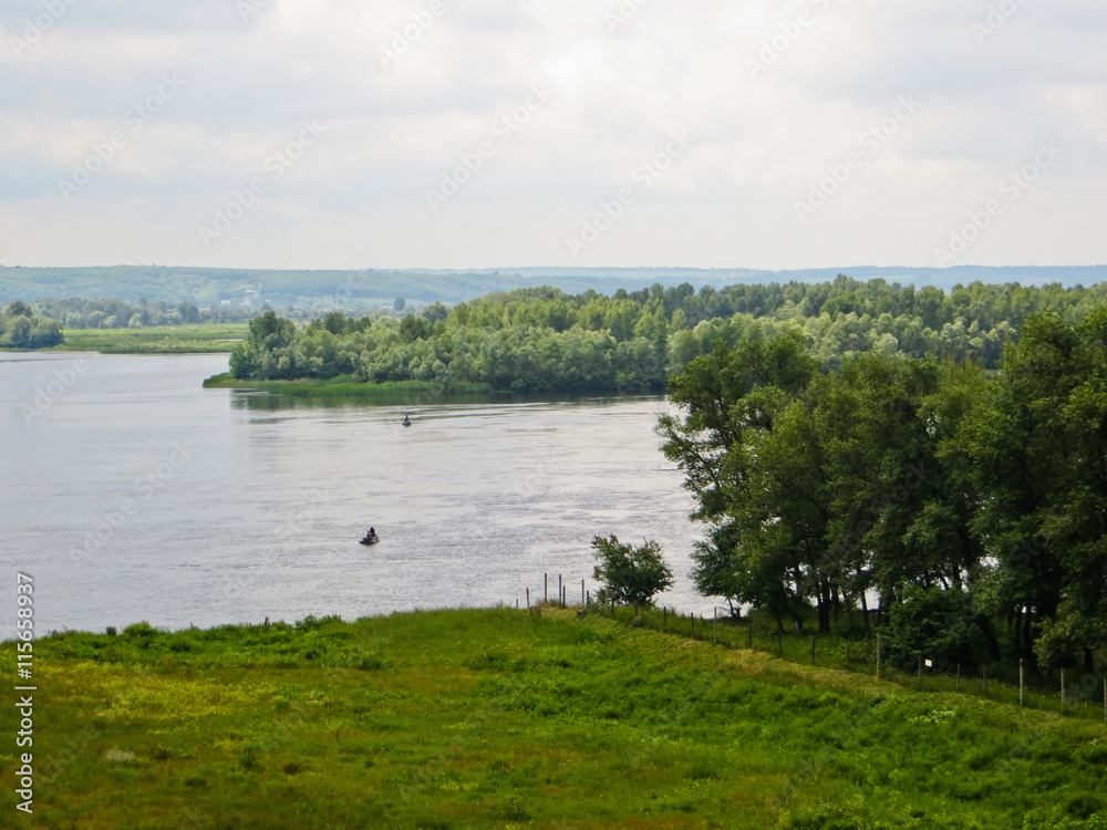 View on the river Dnieper View on the river Dnieper