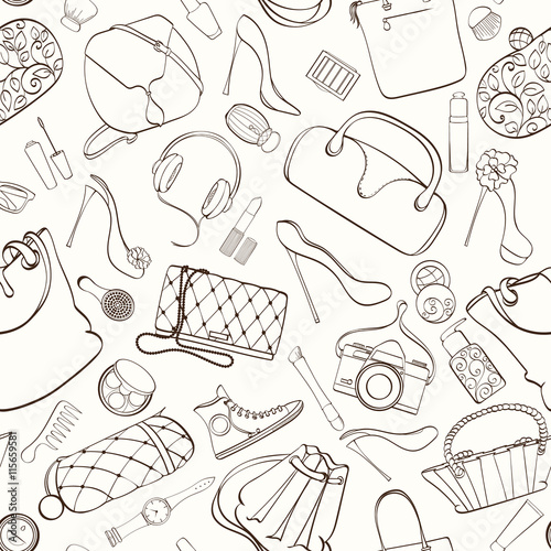 Fashion cosmetic pattern