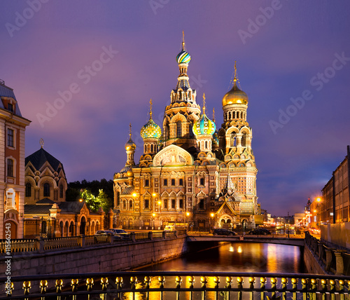 Cathedral of Savior on Spilled Blood in St Petersburg