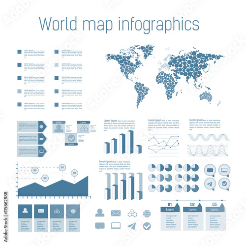 Set of infographics elements