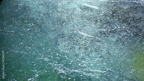 SLOW MOTION: surface boiling water
