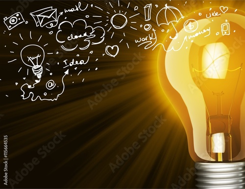 Картината върху платно Idea.