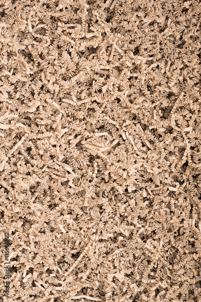Heap of Cardboard Packaging Shavings Heap of Cardboard Packaging Shavings