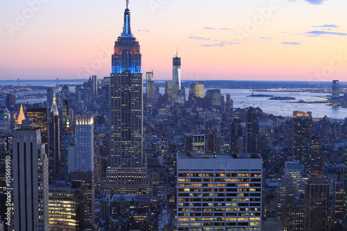ニューヨーク マンハッタン 俯瞰 エンパイアステートビル