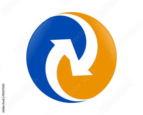 Flow Symbol Connection Circle