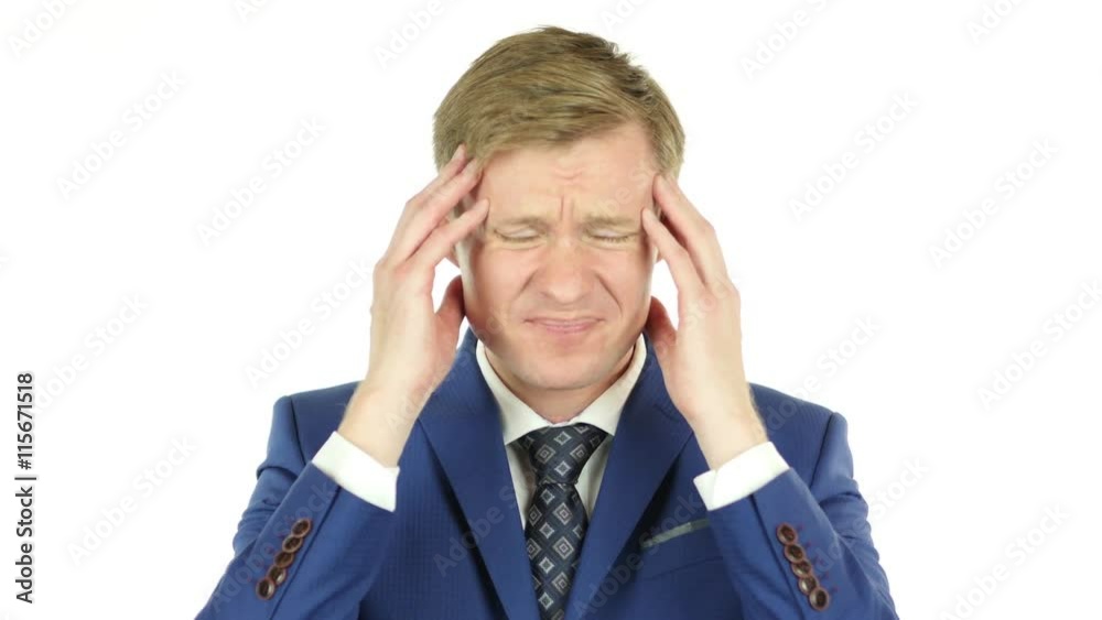 Businessman Stress Failed Unsuccessful Loss Concept Businessman Stress Failed Unsuccessful Loss Concept
