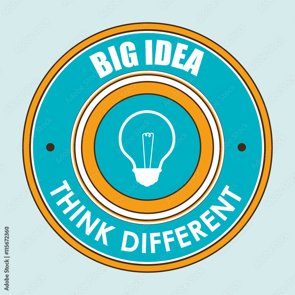 think different isolated icon design, vector illustration graphic think different isolated icon design, vector illustration graphic