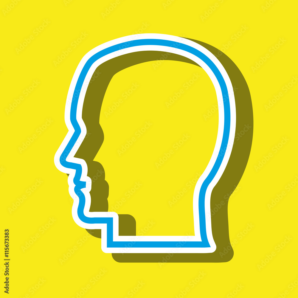 head silhouette isolated icon design, vector illustration graphic head silhouette isolated icon design, vector illustration graphic