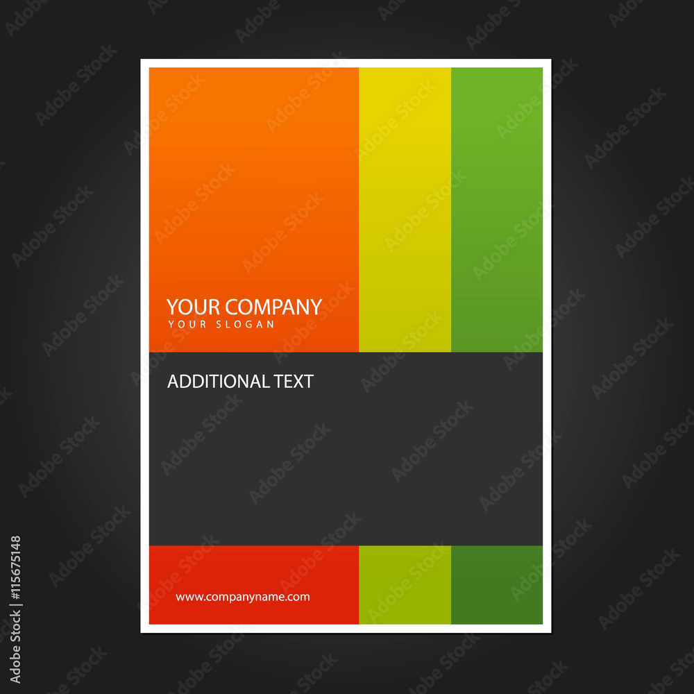 Business Brochure and Cover Design Template Vector