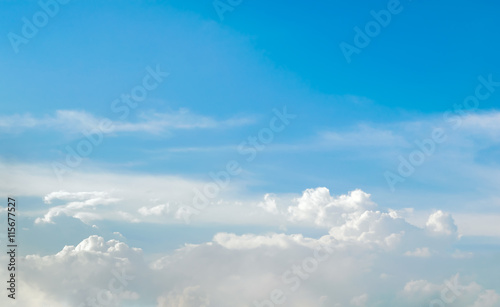 Fototapeta Naklejka Na Ścianę i Meble -  sky and clouds, Soft & Blur for background