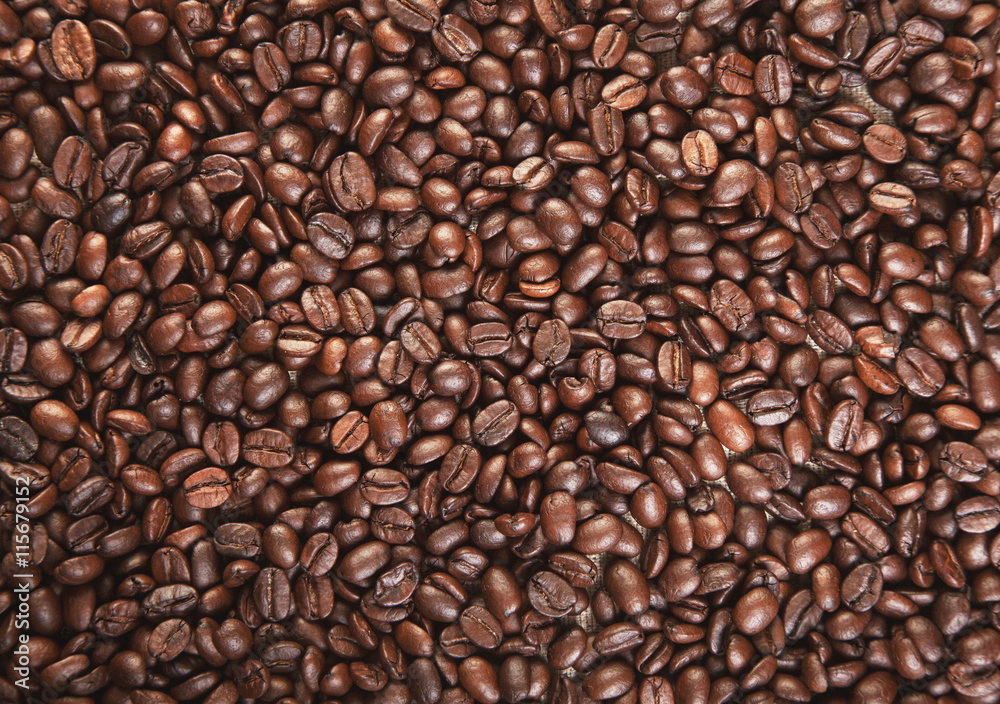 Coffee beans a background close up photo Coffee beans a background close up photo