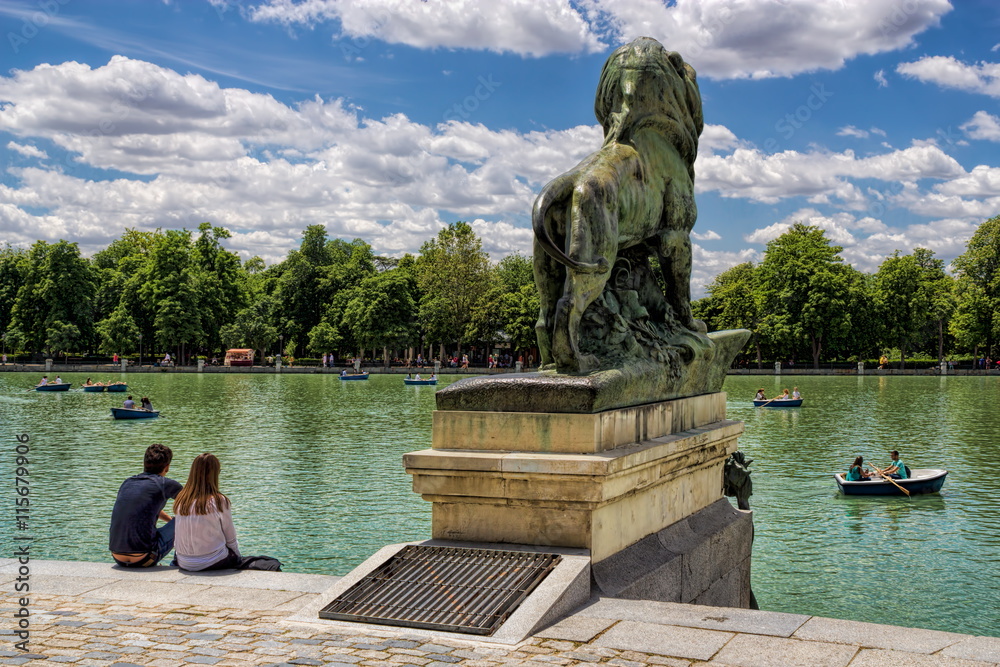 Obraz premium Madrid, Retiro-Park