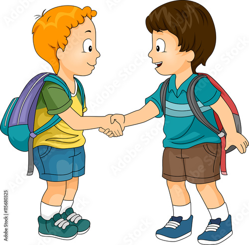 Kids Boys School Introduction