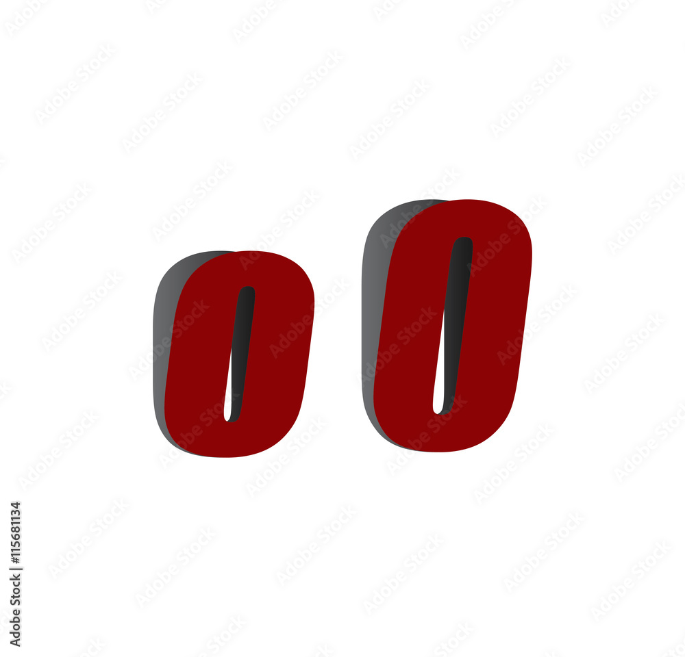 o0 logo initial red and shadow o0 logo initial red and shadow