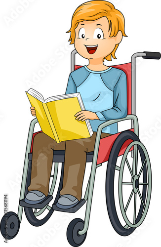 Kid Boy Wheelchair Book