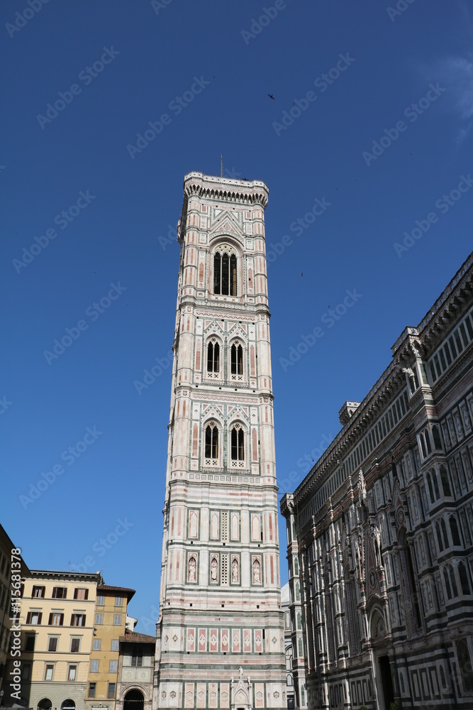 Giotto di Bondone Campanile in Florence, Tuscany Italy