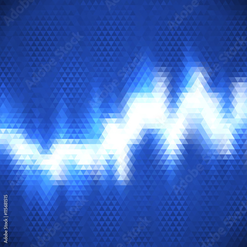 Abstract background of triangles