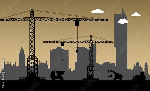 Under Construction, Manchester City, UK 
