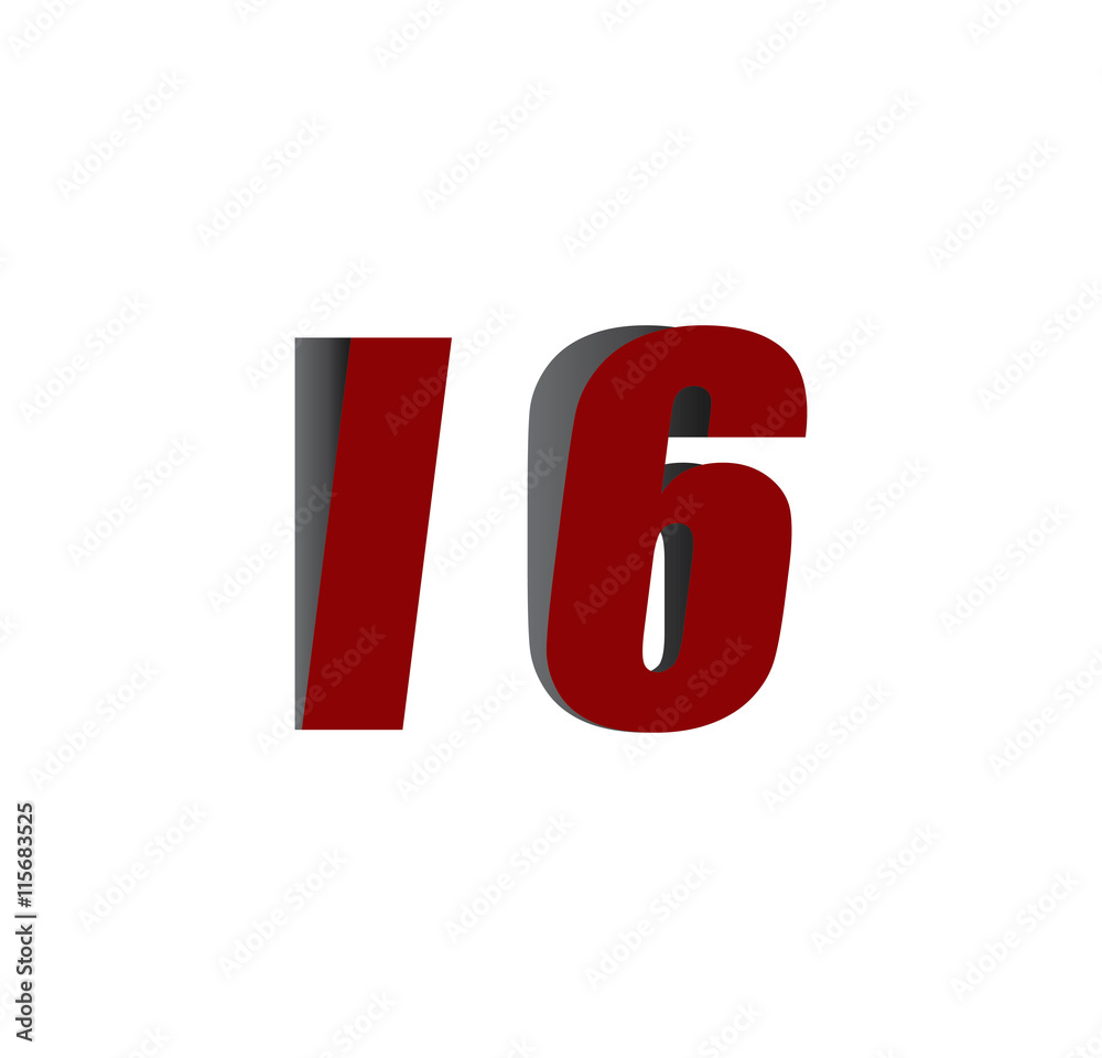 l6 logo initial red and shadow l6 logo initial red and shadow