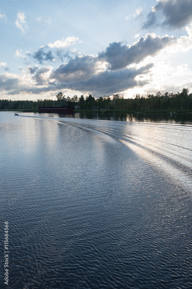 Aluksne lake, Latvia.