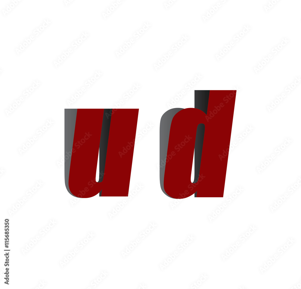 ud logo initial red and shadow ud logo initial red and shadow