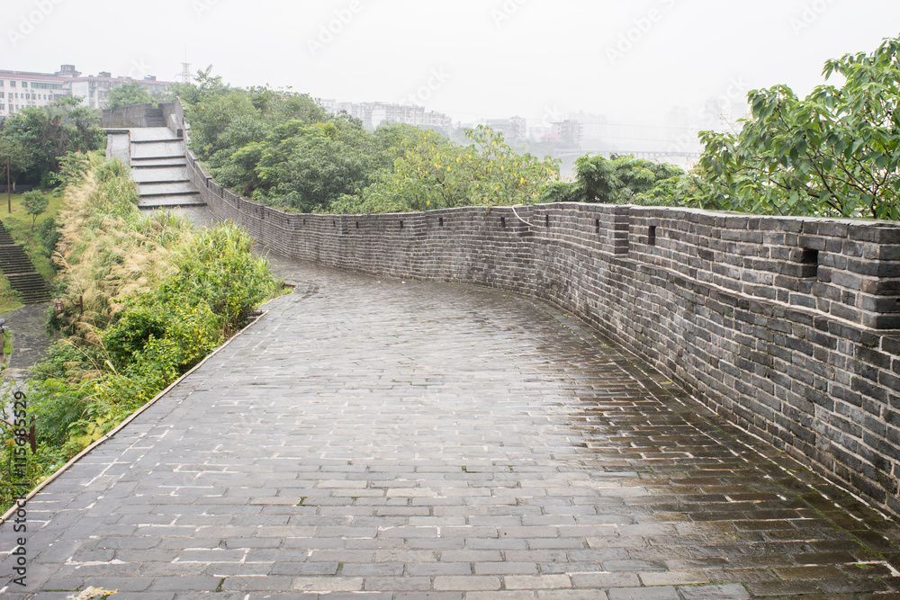 Fototapeta premium stare mury miejskie Ganzhou