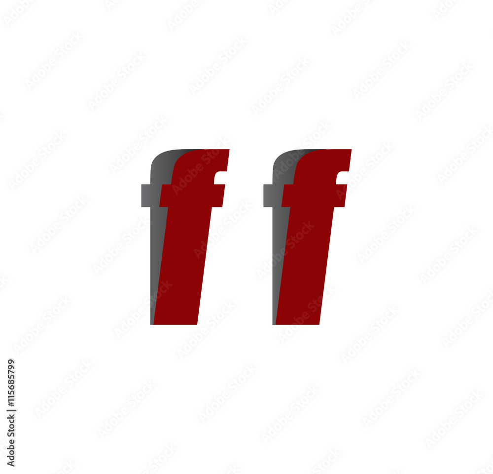 ff logo initial red and shadow ff logo initial red and shadow