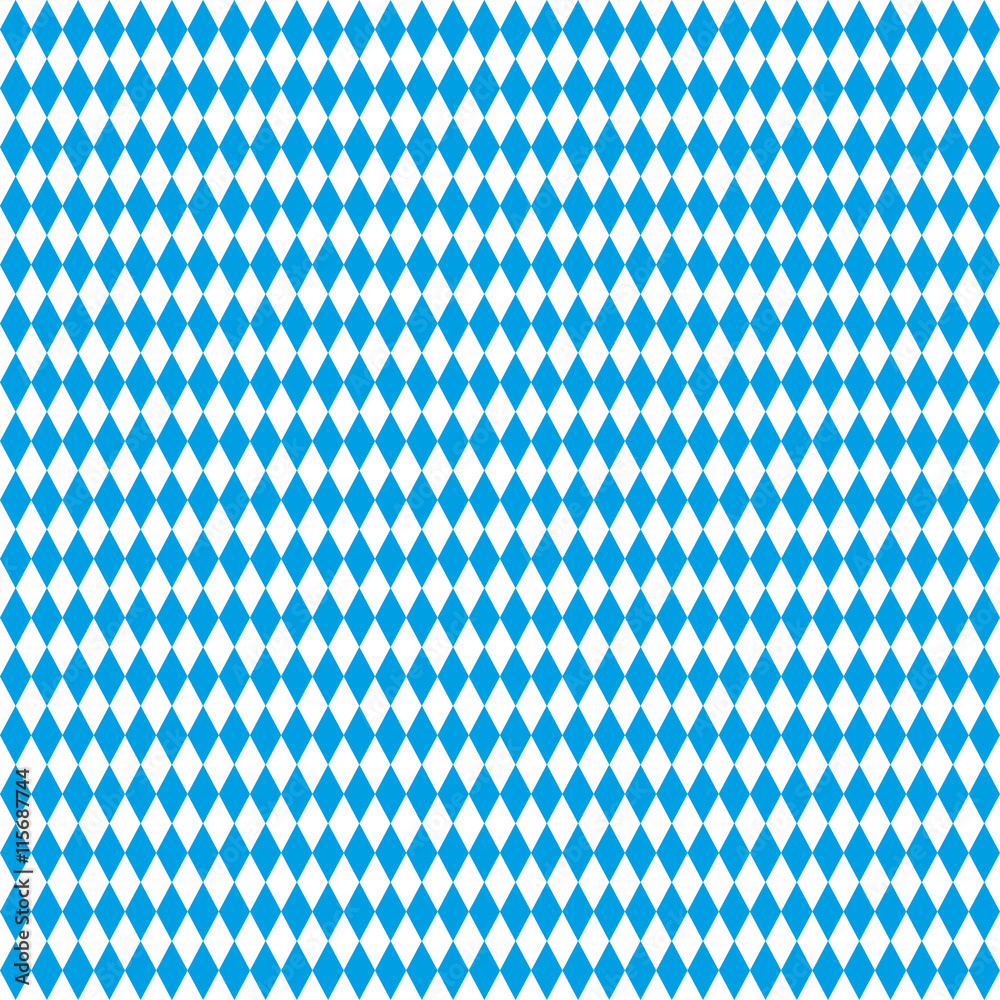 Oktoberfest - Bayerisches Rautenmuster Nahtlos
