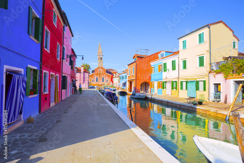 architecture of Burano. Venice, Italy. © phant