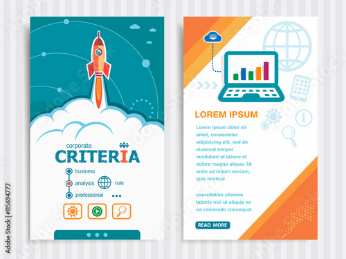 Project Criteria concepts and Set of Banners.