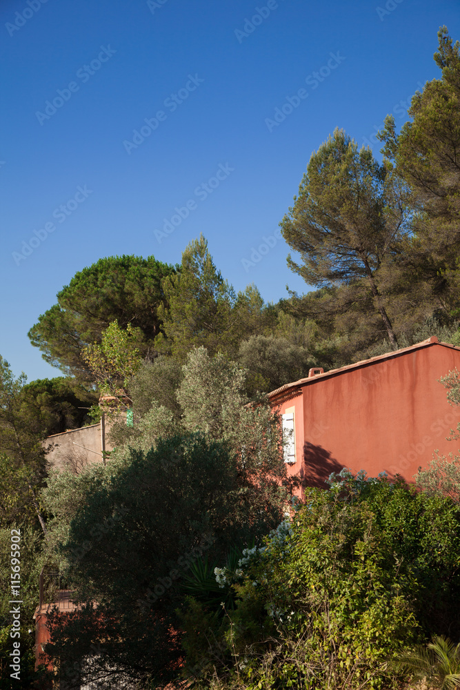 typical house  in the  Vars south of France 