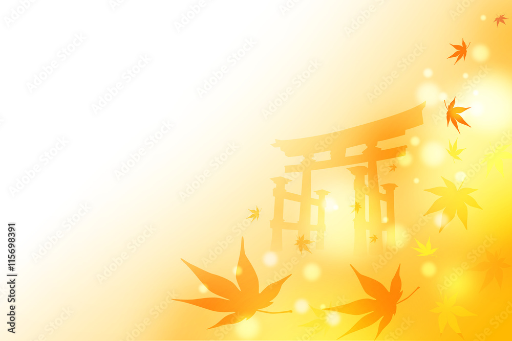 秋の宮島 紅葉 鳥居 秋 イメージ イラスト Stock イラスト Adobe Stock 秋の宮島 紅葉 鳥居 秋 イメージ イラスト Stock イラスト Adobe Stock