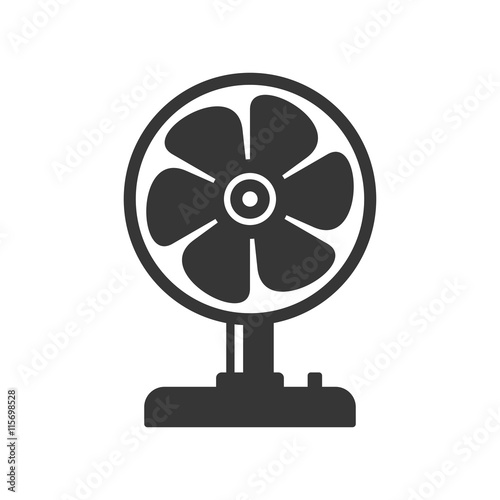 Fan Icon on White Background. Vector